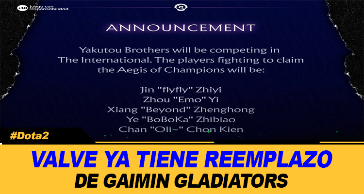 LOS CHINOS REEMPLAZARAN A LOS GLADIADORES EN THE INTERNATIONAL 2025