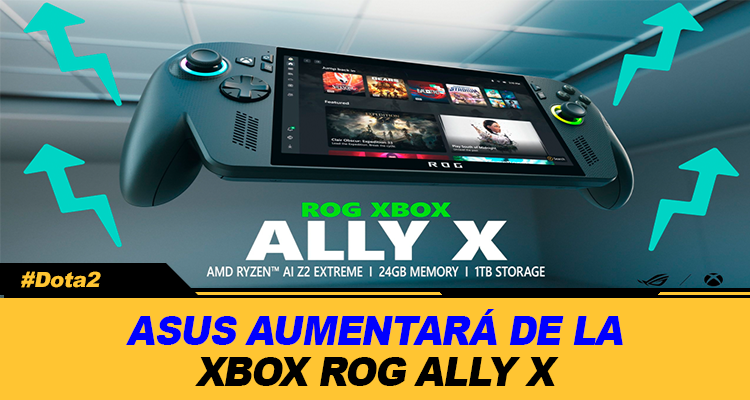 ASUS AUMENTARA LA PRODUCCION DE LA XBOX ROG ALLY X