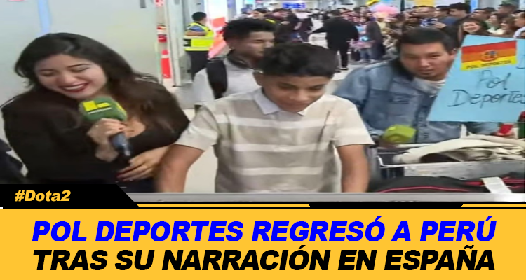 POL DEPORTES REGRESO A PERU TRAS TRANSMITIR REAL MADRID VS MANCHESTER CITY EN ESPAÑA