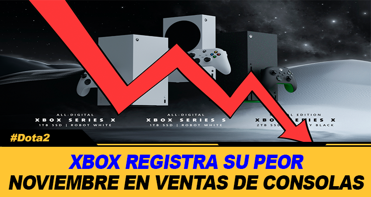 XBOX REGISTRA SU PEOR NOVIEMBRE HISTORICO EN VENTAS DE CONSOLAS EN ESTADOS UNIDOS