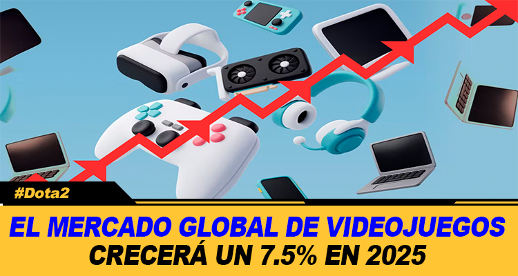 EL MERCADO GLOBAL DE VIDEOJUEGOS CRECERA UN 7 5 PORCIENTO EN 2025 Y APUNTA A INGRESOS RECORD