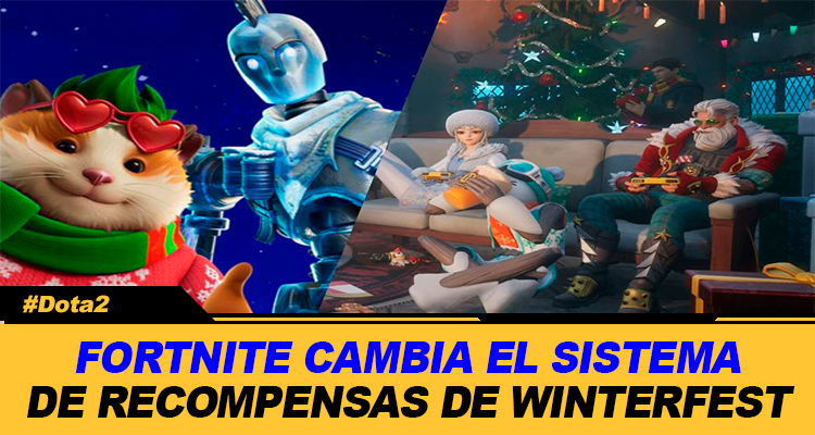 FORTNITE CAMBIA EL SISTEMA DE RECOMPENSAS DE WINTERFEST

