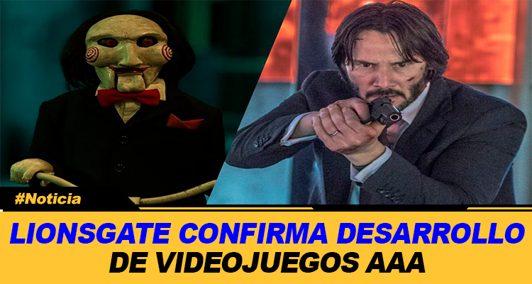 LIONSGATE CONFIRMA DESARROLLO DE VIDEOJUEGOS AAA DE JOHN WICH Y SAW