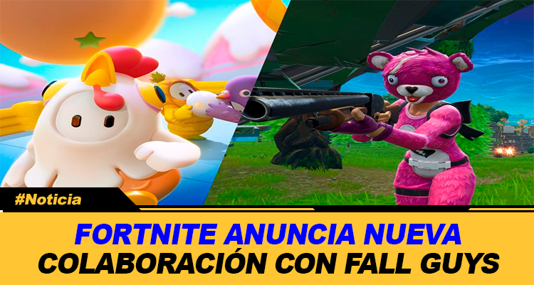 FORTNITE ANUNCIA NUEVA COLABORACION CON FALLA GUYS
