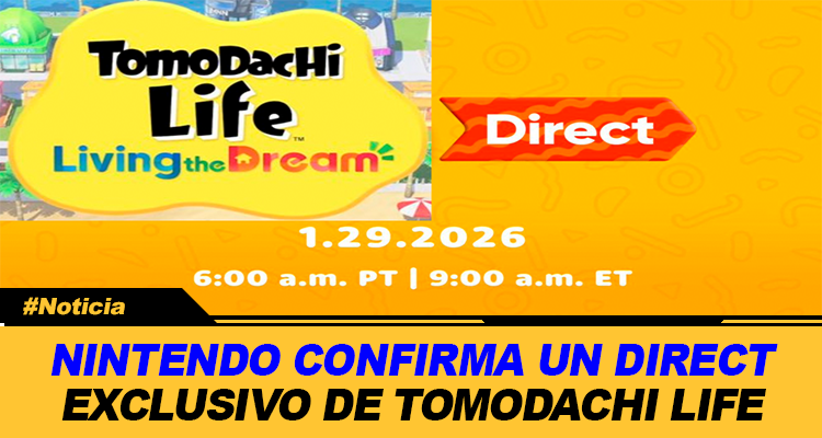 NINTENDO CONFIRMA UN DIRECT EXCLUSIVO DE TOMODACHI LIFE: LIVING THE DREAM