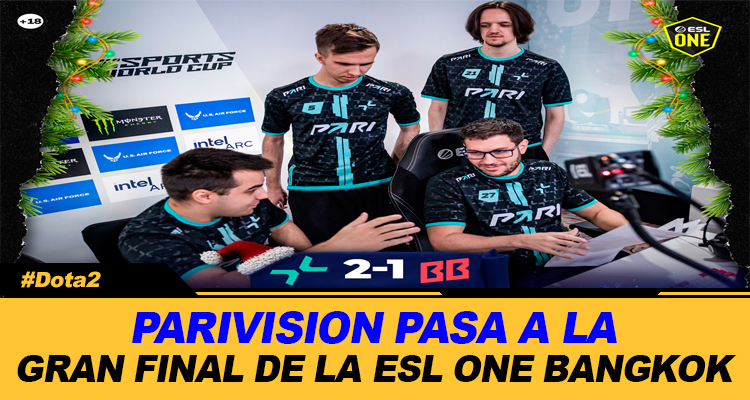 PARIVISION SE IMPONE EN LA UPPER BRACKET DE LA ESL ONE BANGKOK